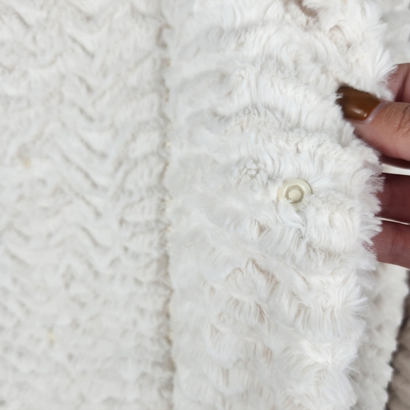 Patagonia Cream Fuzzy Fleece Jacket | Fits Women’s Small - Picture 5 of 9